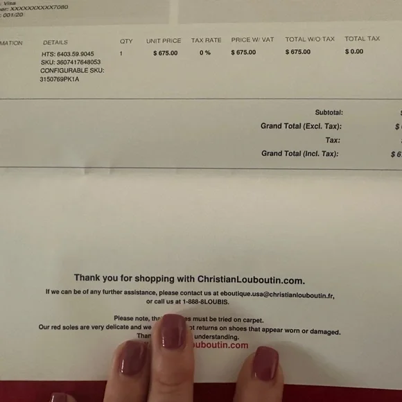 Christian Louboutin Demi You Patent (Sz 35, color Nude)